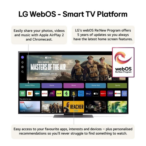 LG 50QNED87T6B 50'' 4K QNED Smart TV