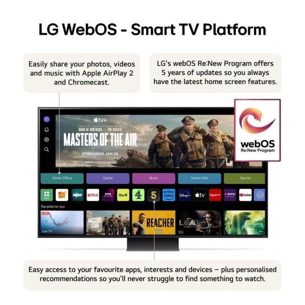 LG 65QNED87T6B 65'' 4K QNED Smart TV