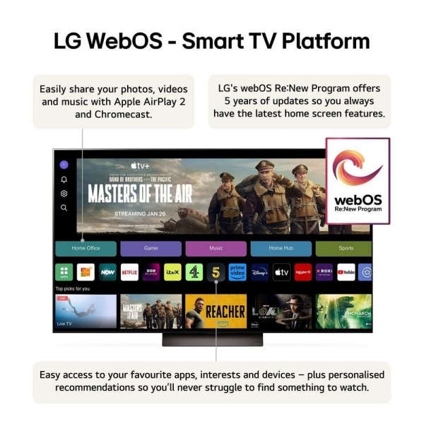 LG OLED65C4 65'' 4K OLED EVO Smart TV