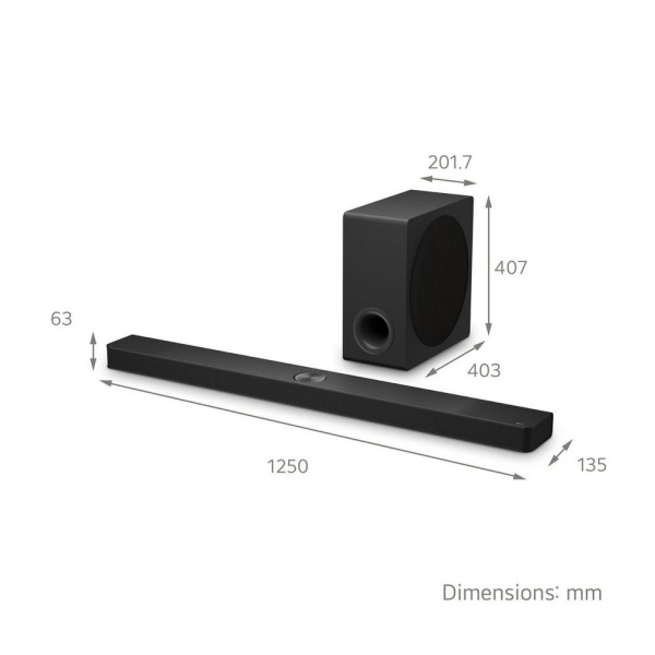 LG US90TY Wireless5.1.3ch Soundbar & Subwoofer