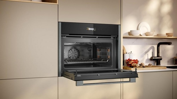 NEFF C24MR21G0B N70 Built In Compact Oven with microwave function