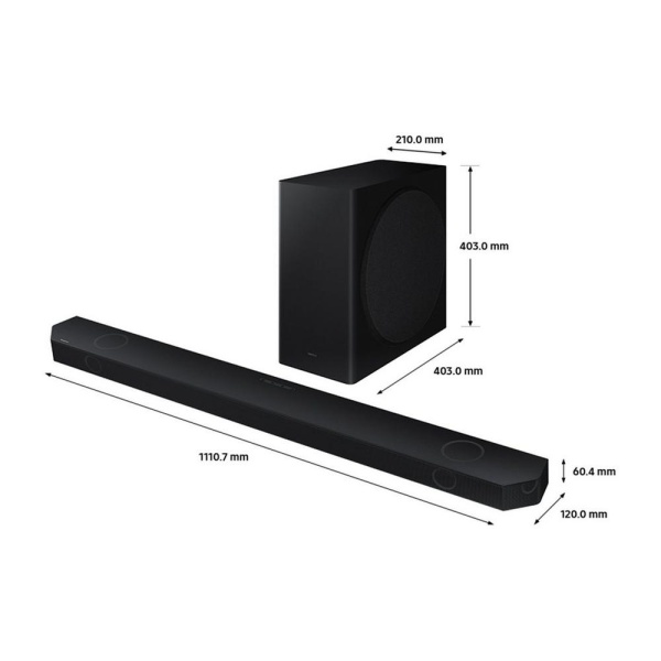 Samsung HW-Q800DXU 5.1.2ch Soundbar with Wireless Subwoofer