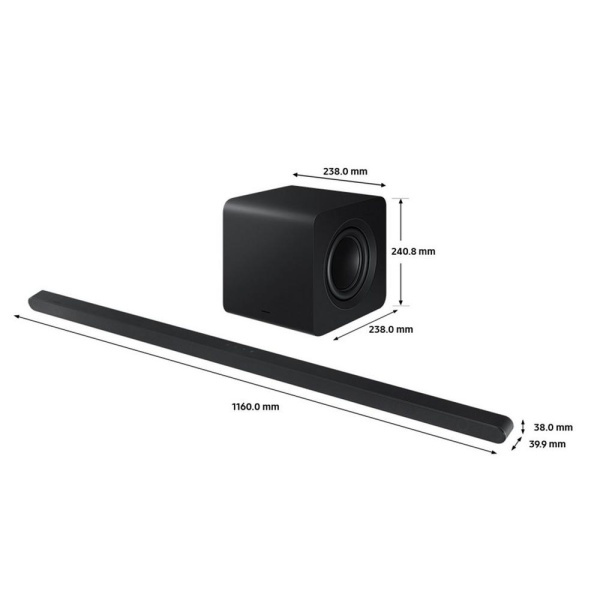 Samsung HW-S800DXU 3.1.2ch Ultra slim Q-Symphony Soundbar