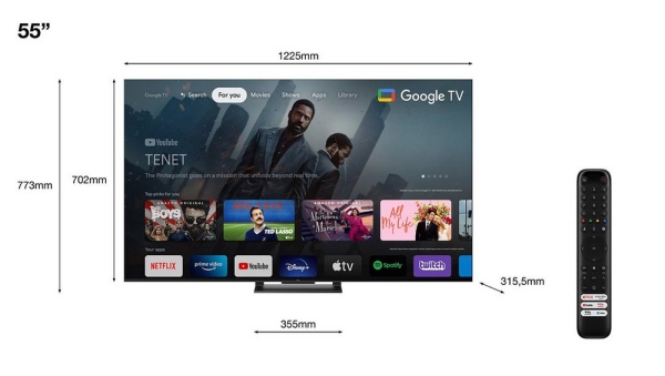 TCL 55C745K 55'' 4K UHD HDR Smart TV