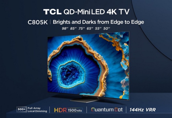 TCL 55C805K 55'' 4K QLED Mini-LED HDR Smart TV