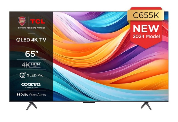 TCL 65C655K 65'' 4K Ultra HD QLED HDR Pro  TV