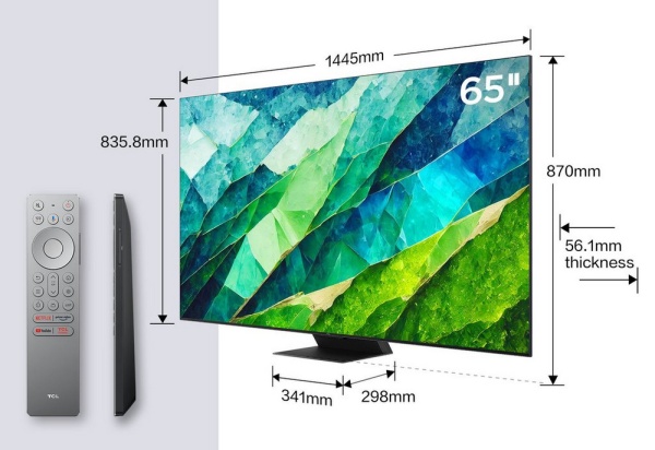 TCL 65C855K 65'' 4K QLED Smart TV