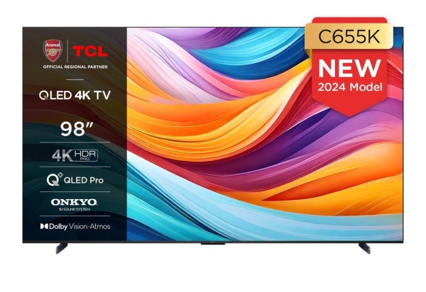 TCL 98C655K 98'' 4K Ultra HD QLED HDR Pro  TV